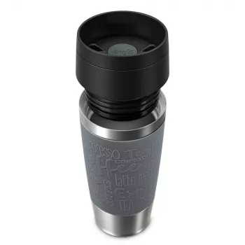 EMSA Travel Mug Classic 360 ml grey stainless steel travel mug