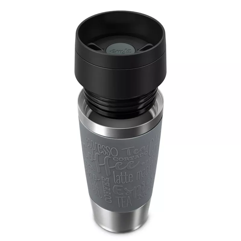 EMSA Travel Mug Classic 360 ml grey stainless steel travel mug