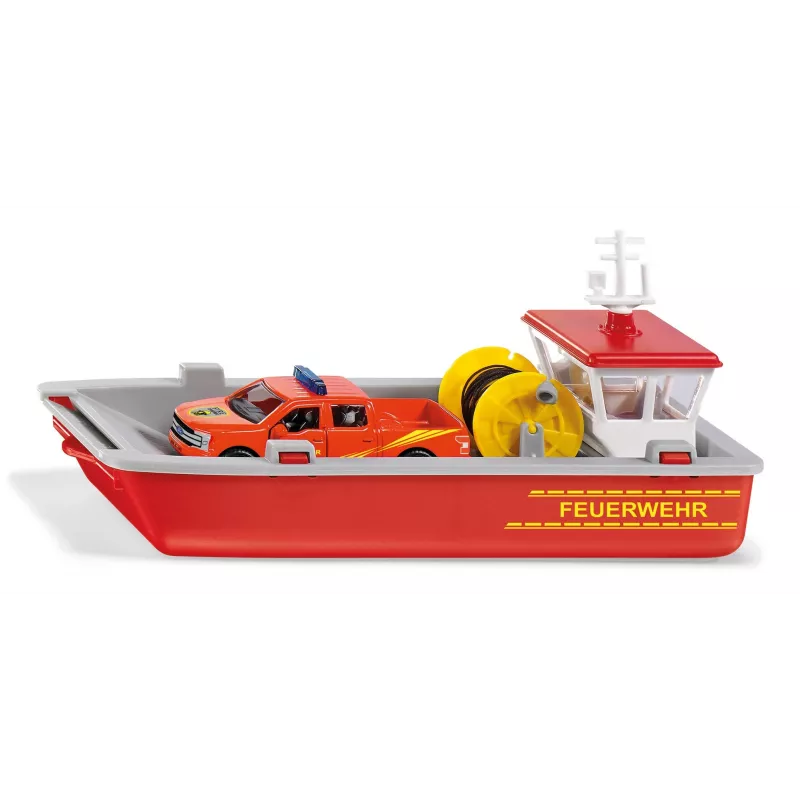 Siku Fire Brigade working boat Fire brigade boat model Preassembled 1:50