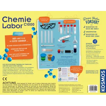 Kosmos Chemielabor C1000, Experiment kit, Chemistry, 10 yr(s)