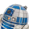 4D Build , Star Wars R2-D2 Cardstock Model Kit 201 Pcs | Star Wars Toys Desk Decor | Building Toys | 3D Model Kits for Adults & Teens 12+