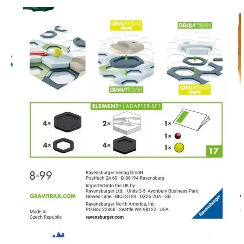 Expansion adapter set Ravensburger GraviTrax 27532 for track building
