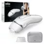 IPL hair removal device BRAUN Silk‑expert Pro 3 PL3020 — Silver/White, AC powered, face and body attachments