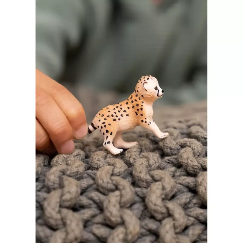 Figure Schleich WILD LIFE Cheetah Baby model 14866, brown, for ages 3+