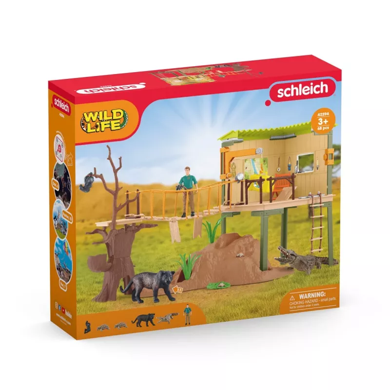 Zoo schleich WILD LIFE Ranger Adventure Station Multicolour 3-8 years