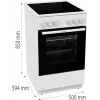 Gorenje GEC5A21WG Freestanding cooker Electric Ceramic hob White