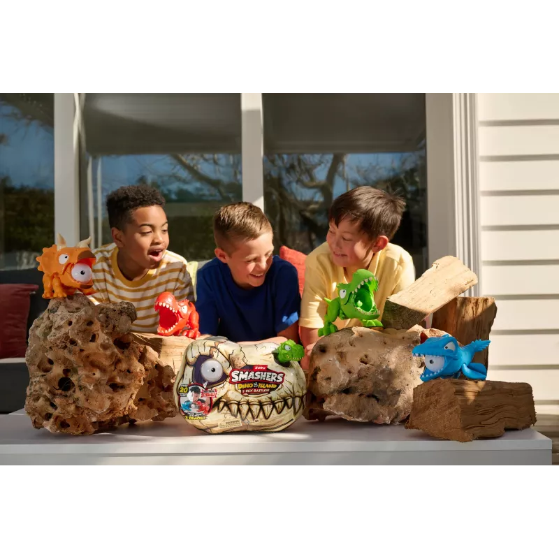 Zuru Smashers T‑Rex Battles toy figure — collectible dinosaur action figure, assorted models