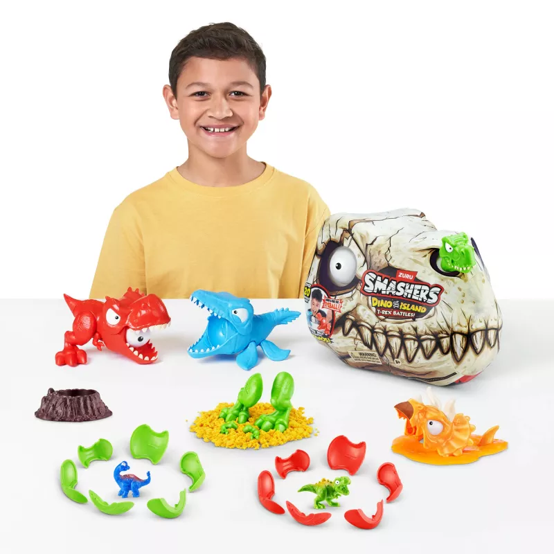 Zuru Smashers T‑Rex Battles toy figure — collectible dinosaur action figure, assorted models
