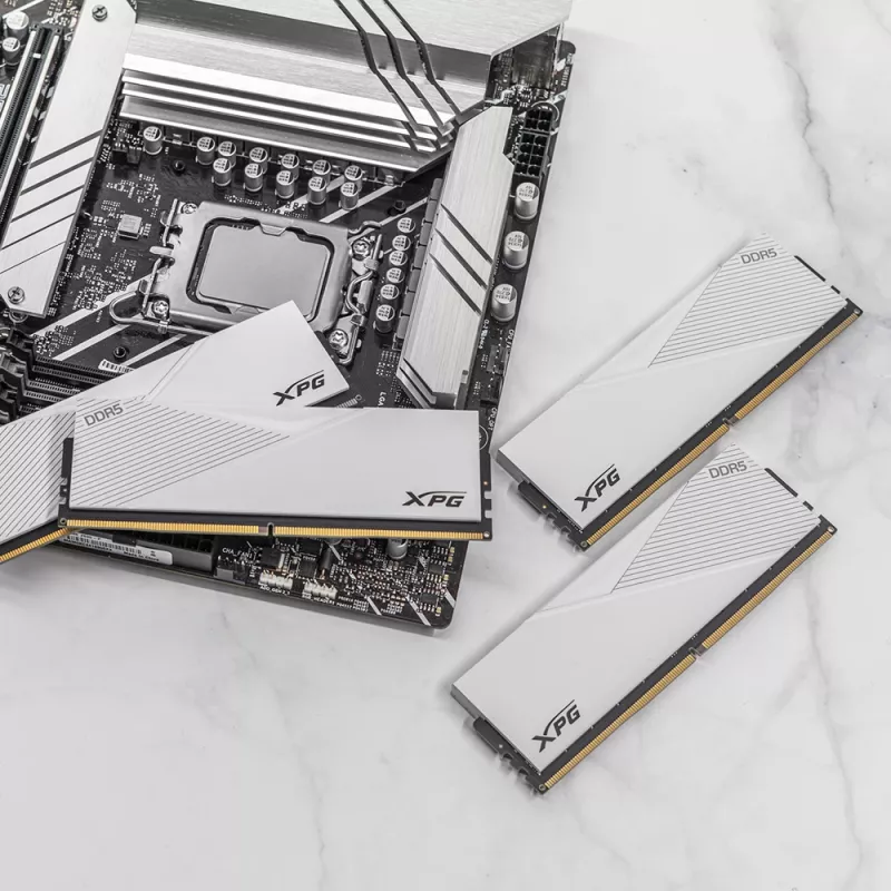 DIMM 32 GB DDR5-6000 (2x 16 GB) Dual-Kit (weiß, AX5U6000C3016G-DCLARWH, Lancer RGB, INTEL XMP)