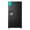 Hisense Side by Side Fridge RS818N4TFE, Freestanding, American Door, Black, Touch, LED, On-Door Display
