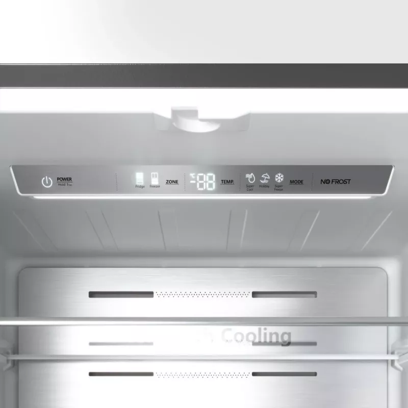 Hisense RF632N4WIE side-by-side refrigerator Freestanding 485 L Grey, Stainless steel