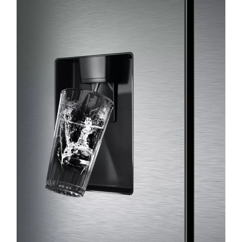 Hisense RF632N4WIE side-by-side refrigerator Freestanding 485 L Grey, Stainless steel