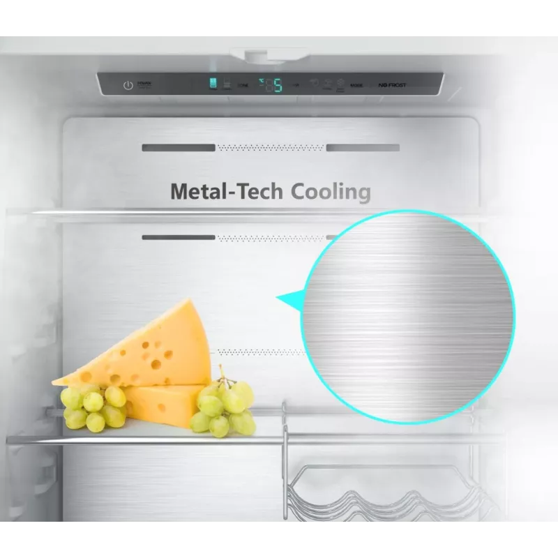 Hisense RF632N4WIE side-by-side refrigerator Freestanding 485 L Grey, Stainless steel