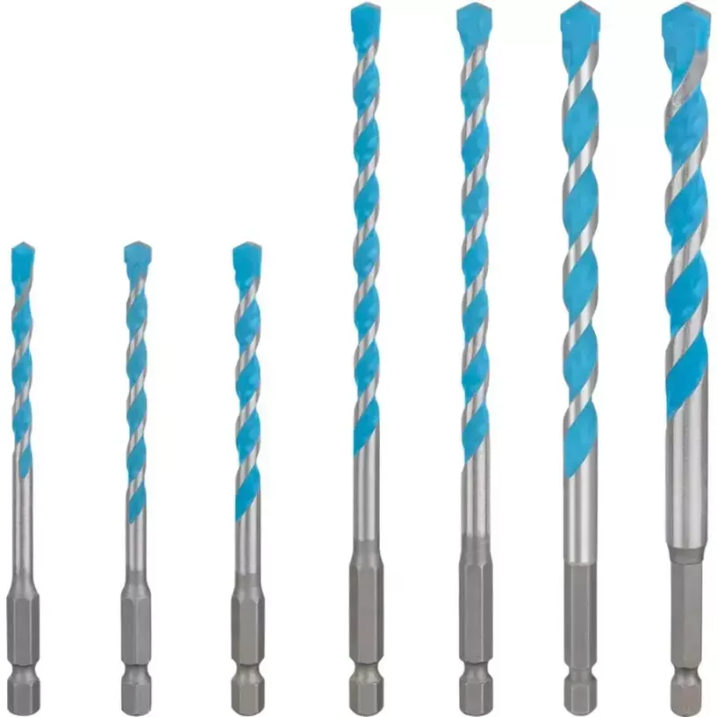 Drill bit set Bosch EXPERT HEX-9 MultiConstruction, 7 pcs (Ø5, 5.5, 6, 7, 8, 10 mm)