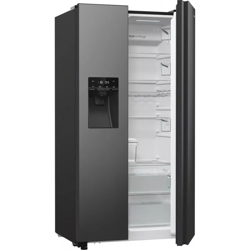 Hisense RS5P535NTFE side-by-side refrigerator Freestanding 566 L Black