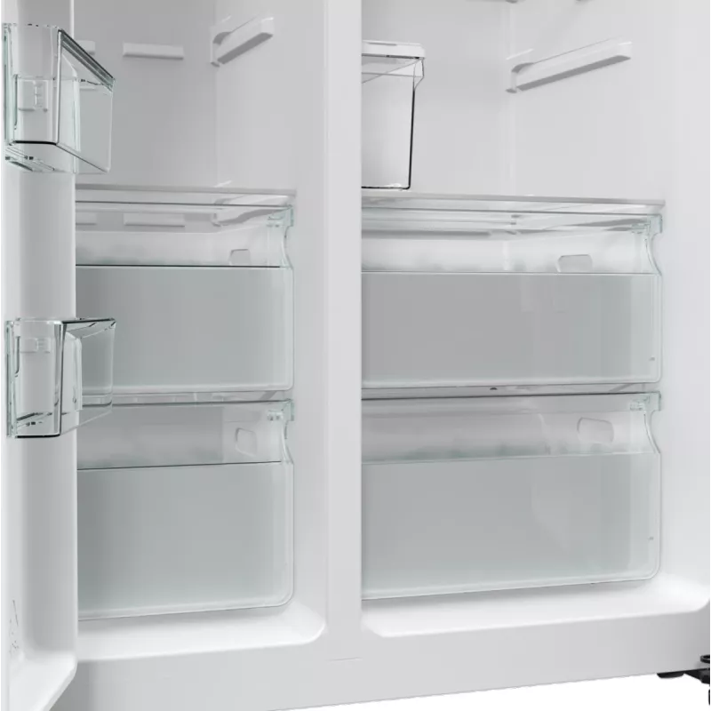 Hisense RS5P535NTFE side-by-side refrigerator Freestanding 566 L Black
