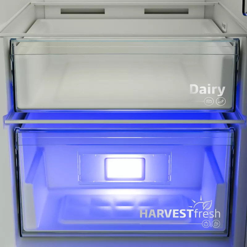 Beko B3RMLNE444HXB fridge Freestanding 365 L Stainless steel