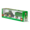 Tractor play vehicle Siku 1953 — metal and plastic, green, recommended age 3+