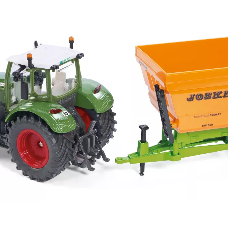 Toy vehicle and play track set Siku 3285 — mechanical play vehicle and track