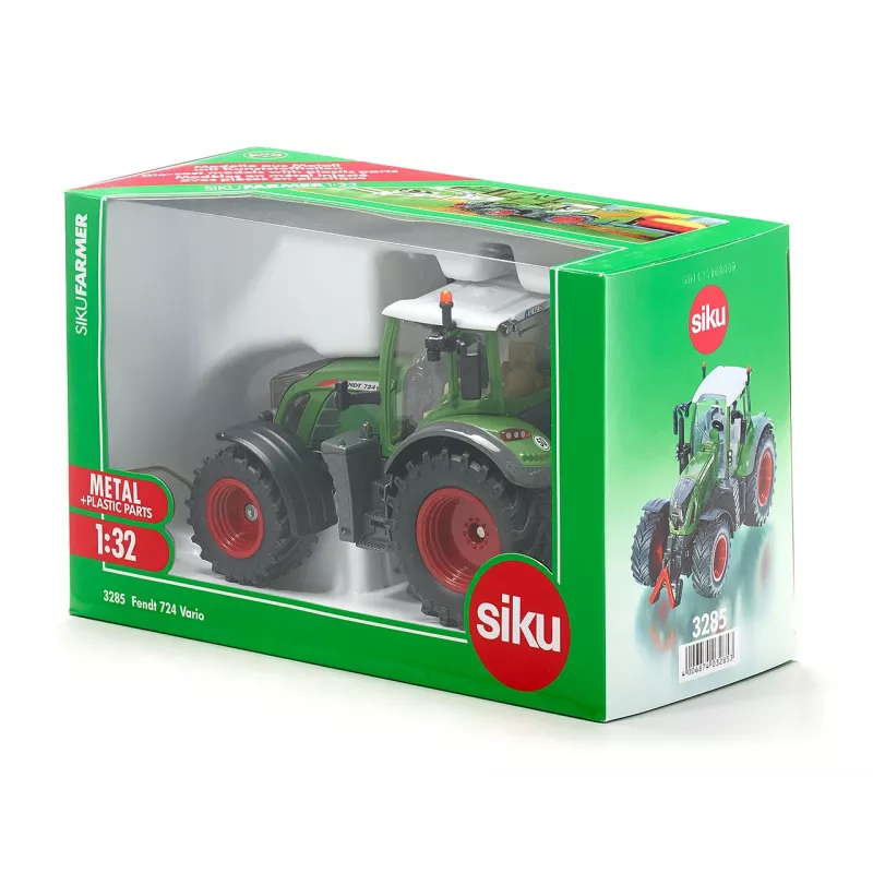 Toy vehicle and play track set Siku 3285 — mechanical play vehicle and track