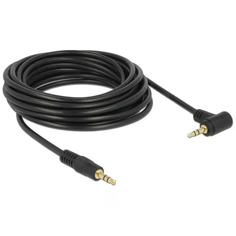 Audio Cable 3.5mm M/M DeLOCK 83760 5m Black