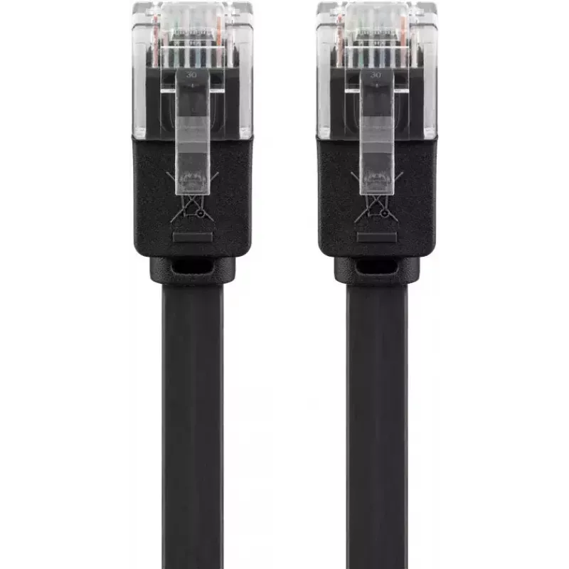 Networking cable Goobay 95380 RJ-45 Cat6 1 m Black