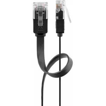 Networking cable Goobay 95380 RJ-45 Cat6 1 m Black