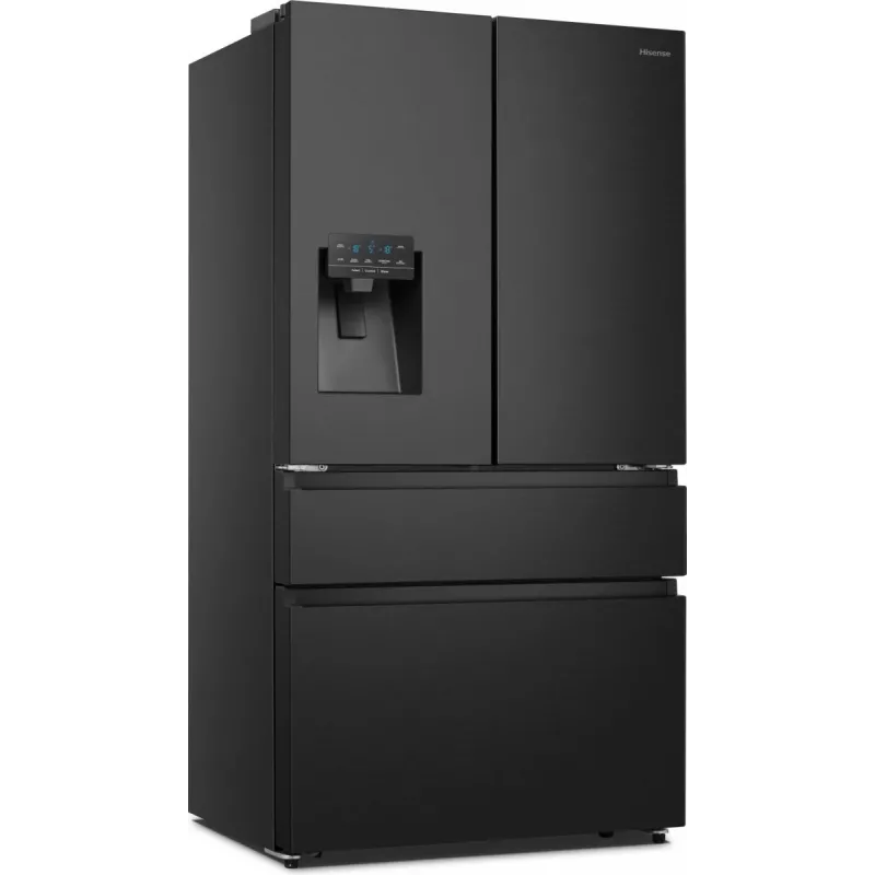 Hisense RF728N4SBFE side-by-side refrigerator Freestanding 560 L Black