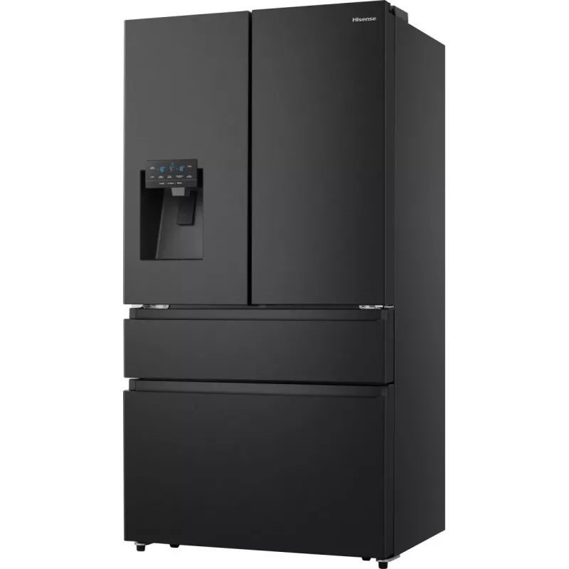 Hisense RF728N4SBFE side-by-side refrigerator Freestanding 560 L Black