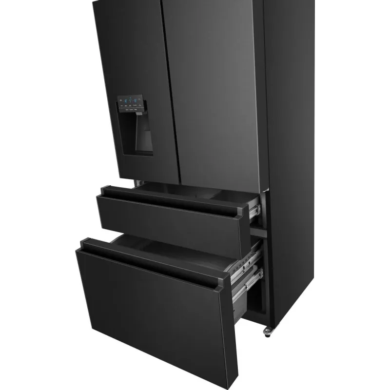 Hisense RF728N4SBFE side-by-side refrigerator Freestanding 560 L Black