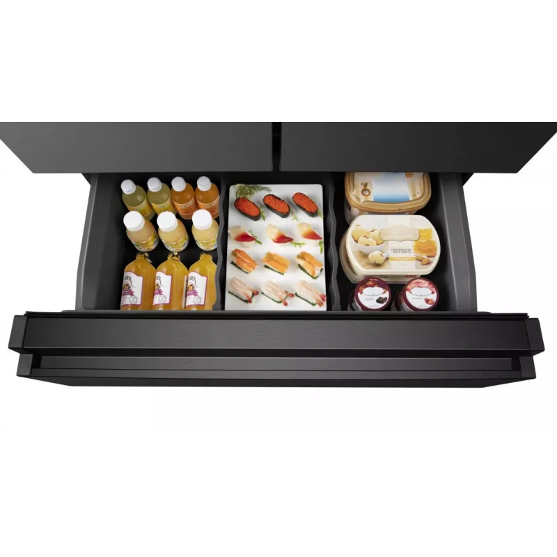 Hisense RF728N4SBFE side-by-side refrigerator Freestanding 560 L Black