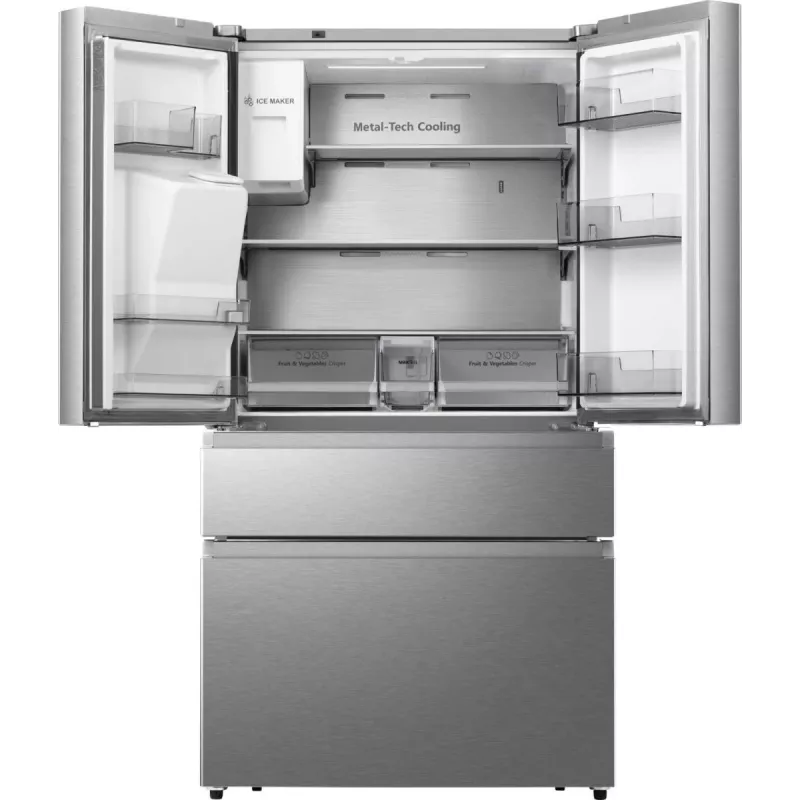 Hisense RF728N4SASE Freestanding 560 L Stainless steel
