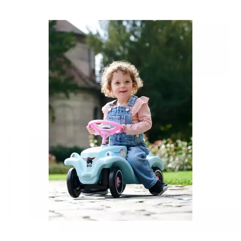 Ride-on car BIG Bobby Car Push type 1 user 4 wheels Pink Turquoise