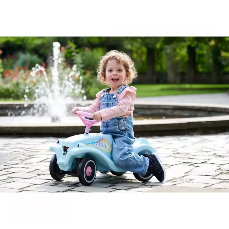 Ride-on car BIG Bobby Car Push type 1 user 4 wheels Pink Turquoise