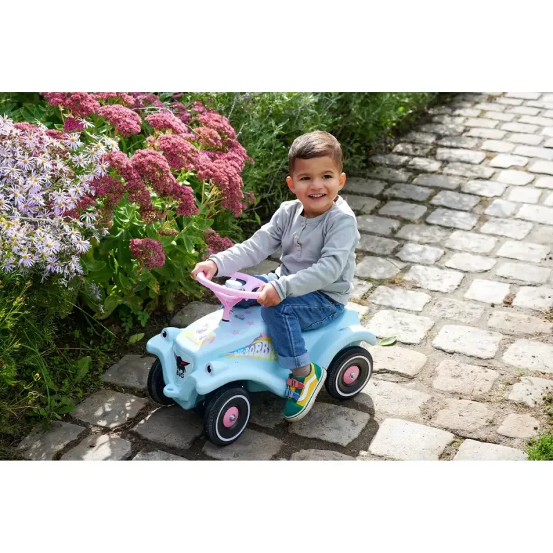 Ride-on car BIG Bobby Car Push type 1 user 4 wheels Pink Turquoise