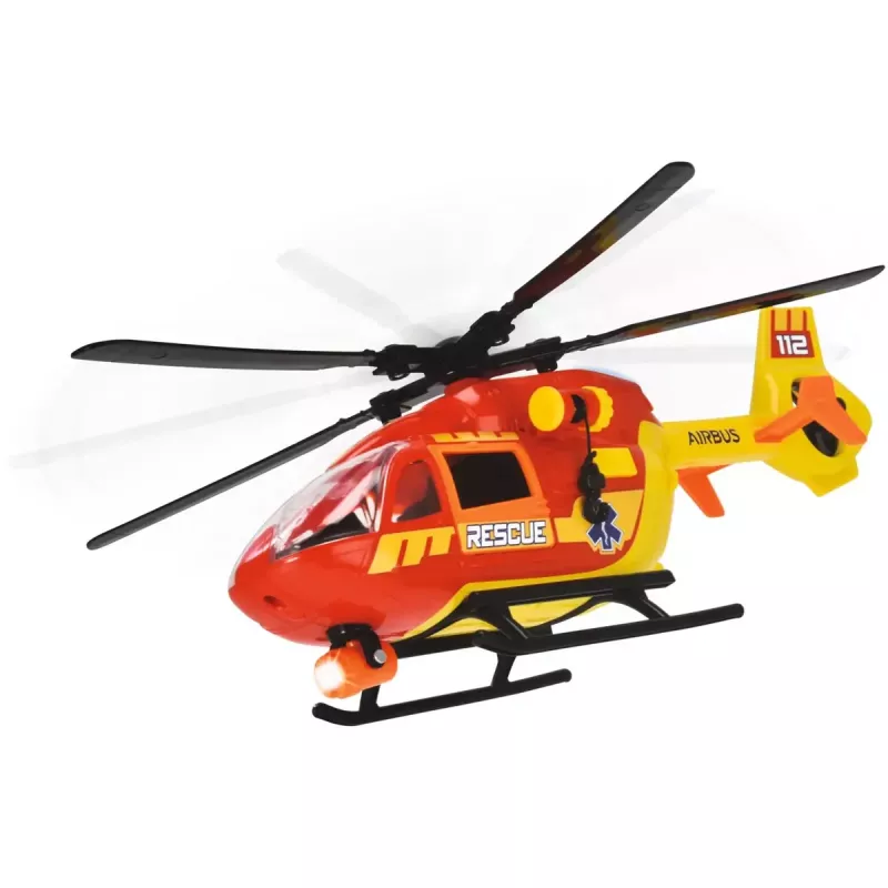 Toy ambulance helicopter Dickie model 203716024, realistic design, toy vehicle