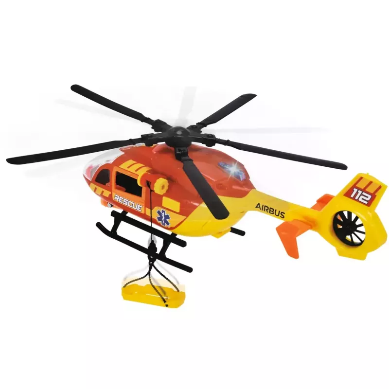 Toy ambulance helicopter Dickie model 203716024, realistic design, toy vehicle