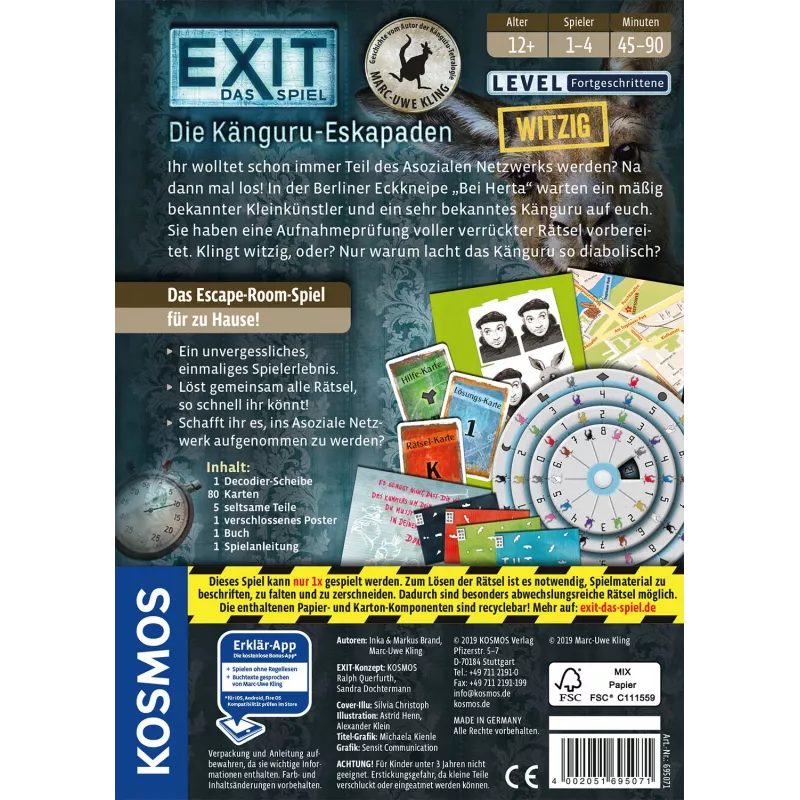 Kosmos 6950710 Board game Deduction