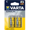 Varta Superlife C single-use zinc‑carbon battery, C size, 1.5 V, 50 mm