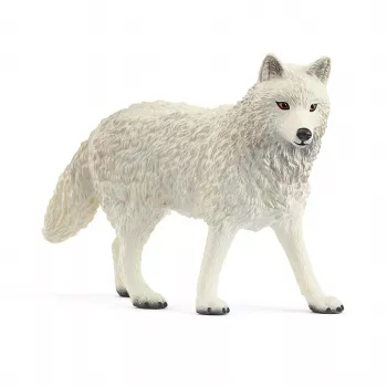 Figure Schleich Wilk Polarny 14880 – animal figurine, detailed plastic model, collectible play figure
