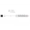Power Extension DeLOCK 11206 1.5m 4 AC Outlets Indoor White