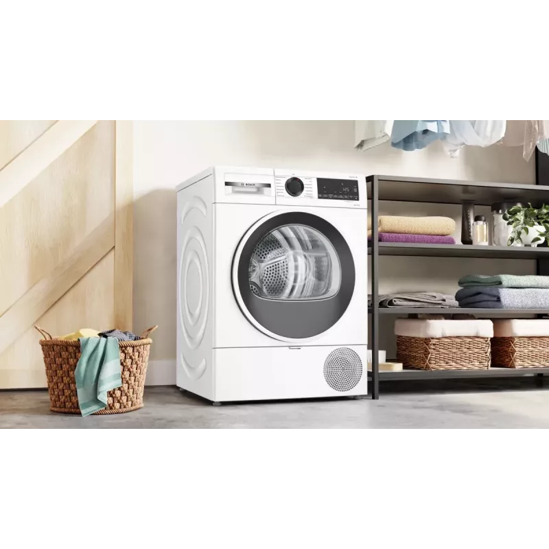 Bosch Serie 6 WQG241001 tumble dryer Freestanding Front-load 9 kg White