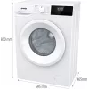 Gorenje WNHPI62SCPS/DE washing machine Front-load 6 kg 1200 RPM White