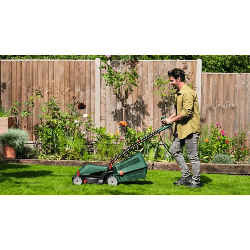 Bosch UniversalRotak Walk behind lawn mower AC Green