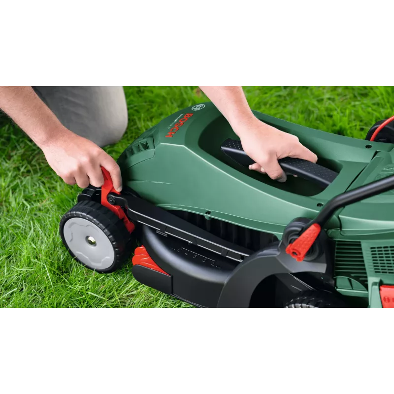 Bosch UniversalRotak Walk behind lawn mower AC Green