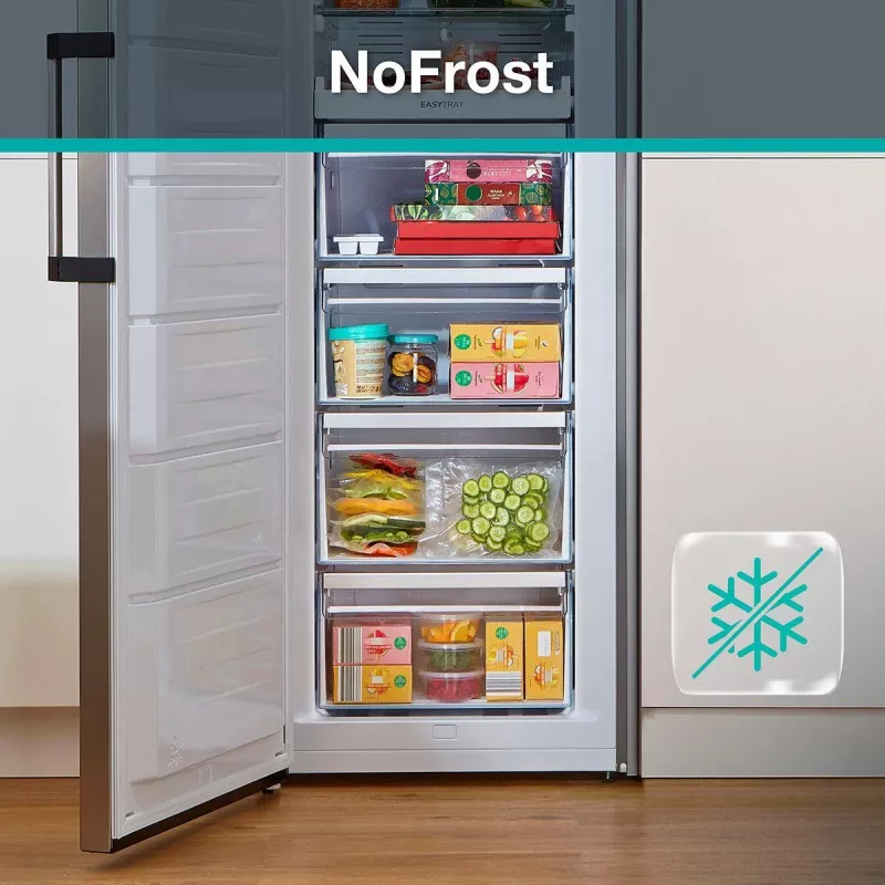 Gorenje Frysskåp FN619DAXL6 BK065B, 280 L, 12.6 kg/24h, SN-N, No Frost system, D, Grey