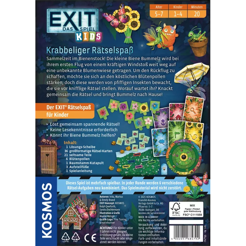 Kosmos 47879024 board/card game 20 min Puzzle