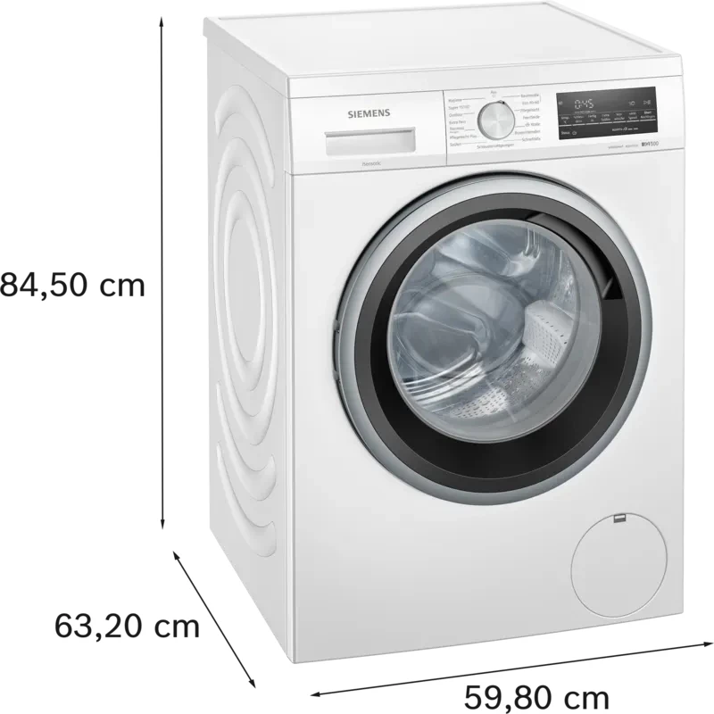 Siemens iQ500 WU14UT71 washing machine Front-load 8 kg 1400 RPM White
