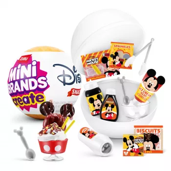 Mini Brands Create Disney Snacks Series 1 Capsule, Kitchen, 8 yr(s), Batteries included, LR44, Multicolour