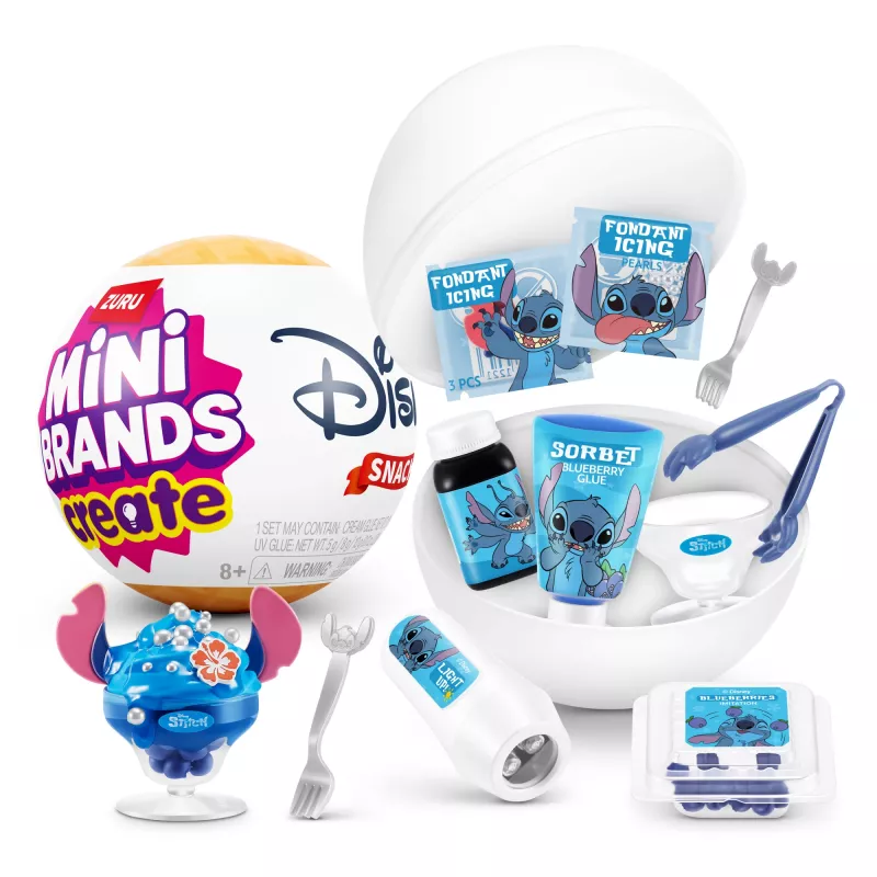 Mini Brands Create Disney Snacks Series 1 Capsule, Kitchen, 8 yr(s), Batteries included, LR44, Multicolour